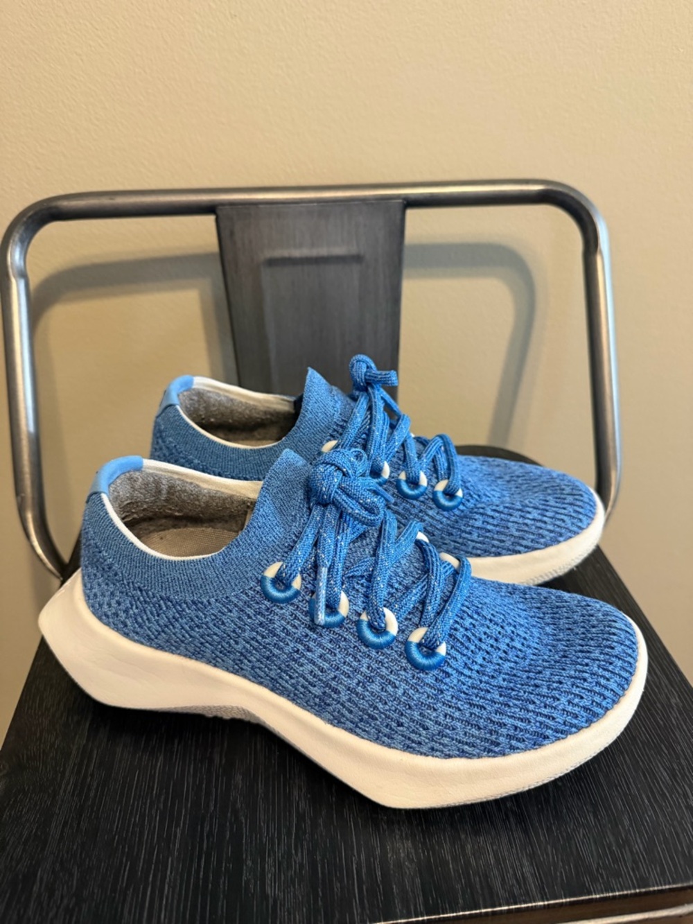 Allbirds Tree Dashers Blue Running Sneakers Size 5.5 Lightweight Athleisure